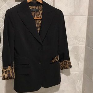 Black Dolce and Gabbana Blazer